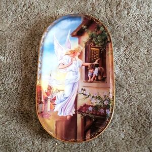 Guardian Angel with boy plate Bradford Exchange (numbered)
